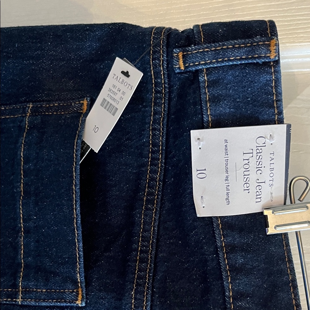 Talbots Dark Indigo Straight-Leg Jeans